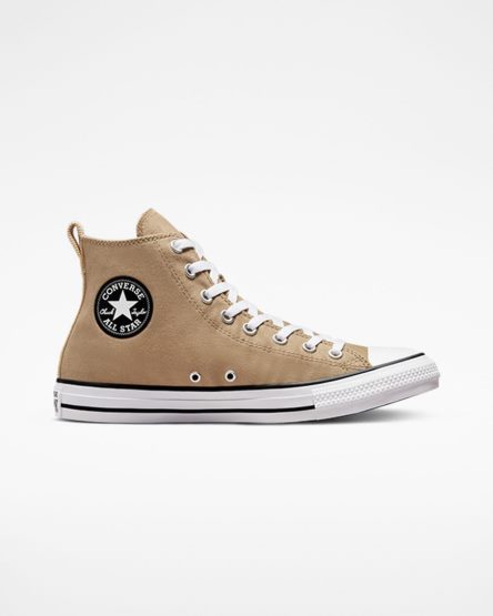 Zapatillas Altas Converse Chuck Taylor All Star Workwear Mujer Kaki Negras | PE P87E45